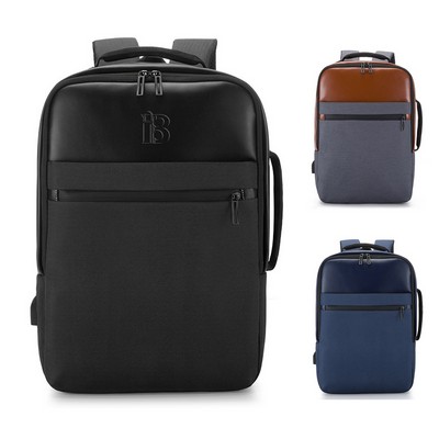 15.6" Nylon Men Business Casual Computer Backpack